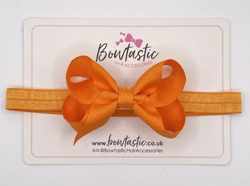 3.5 Inch Baby Headband - Tangerine